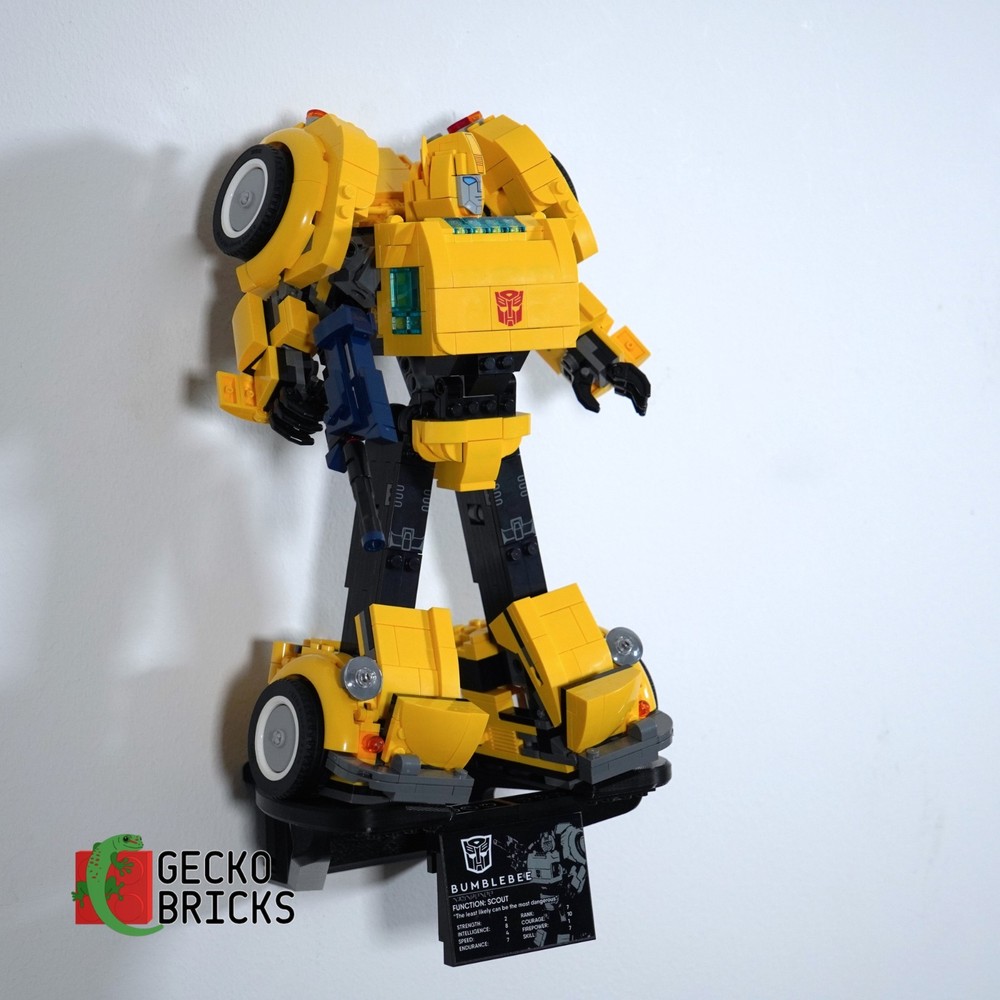 Wall Mount for LEGO Transformers Bumblebee 10338