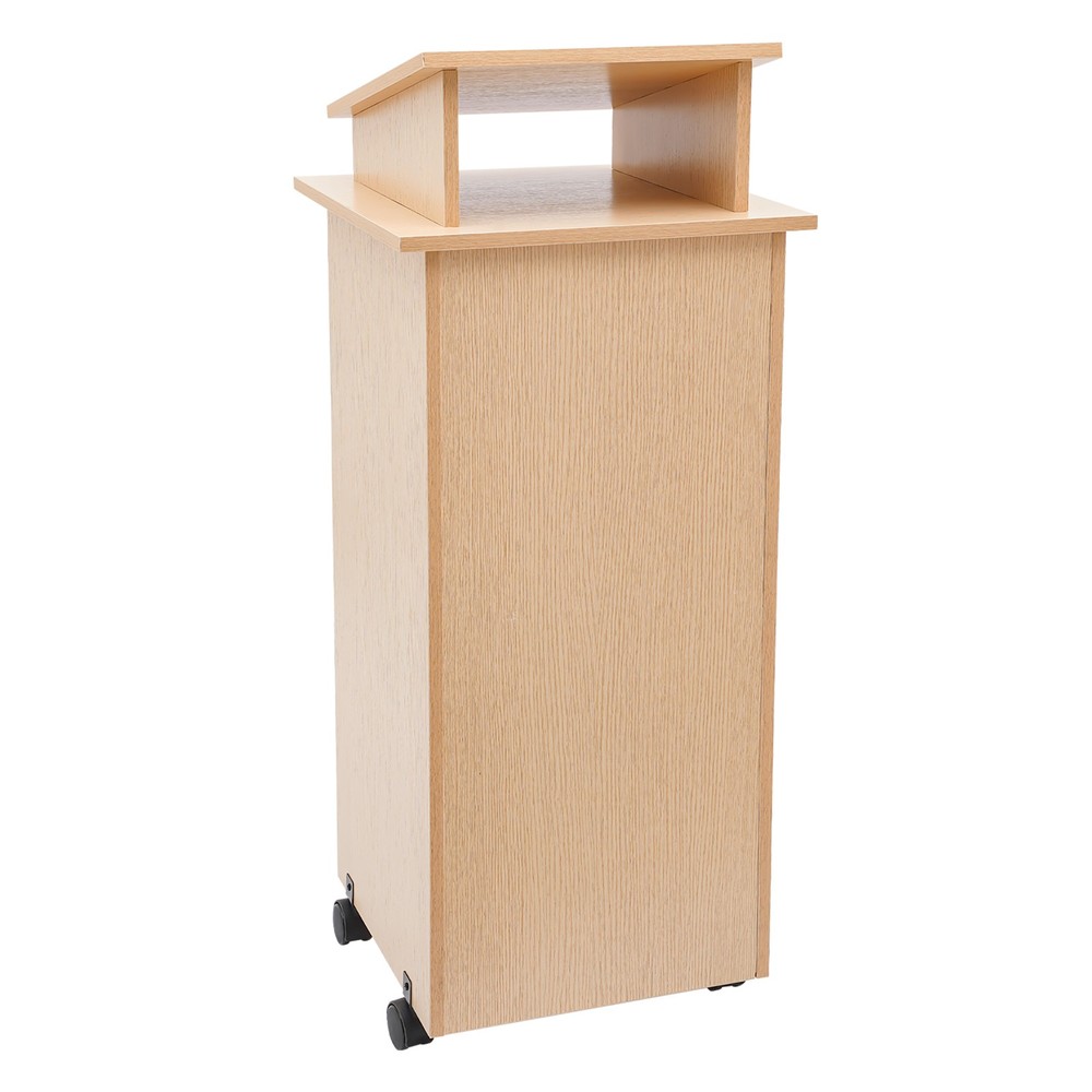 Portable Movable Desk for Presentations | Adjustable Height & Easy Mobility