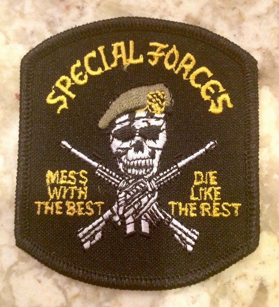 NEW- U.S. SPECIAL FORCES - IRON ON PATCH NICE! 3"x3" NICE!