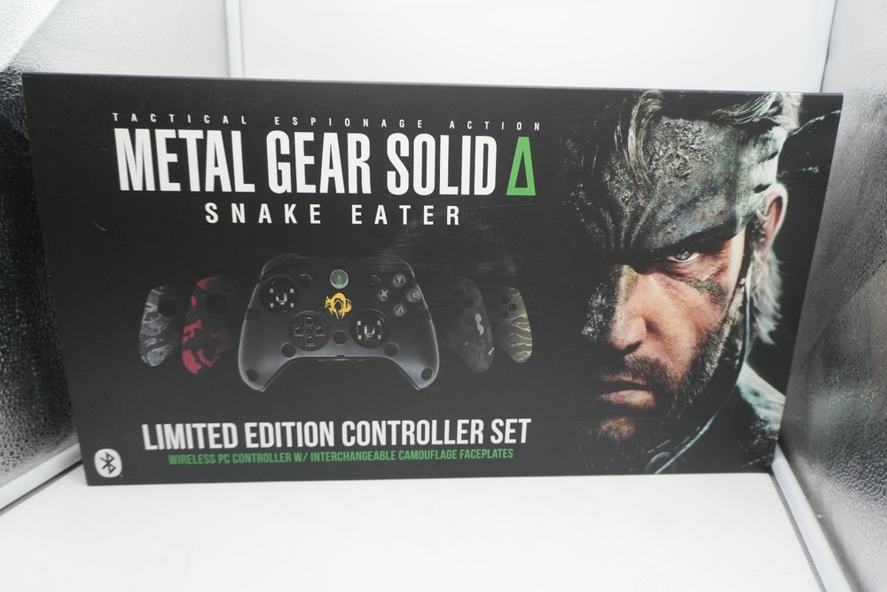 Metal Gear Solid Snake Eater Limited Edition Wireless PC Controller Set 4 Piece!