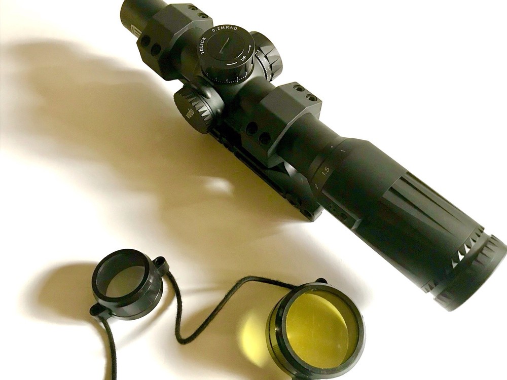 VUDU PRECISION RIFLE SCOPE 1-6 X 24 mm . Complete Package