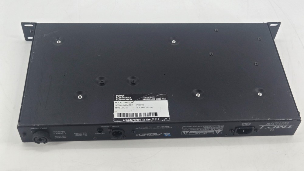 Peavey TMP-1 Class A Tube MIC PREAMP System... Missing Plastic Nob.