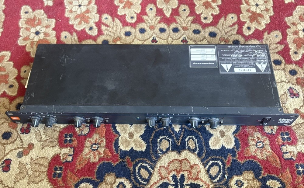 JBL M552 Stereo/Mono Channel Divider Network Variable Crossover Rack Gear