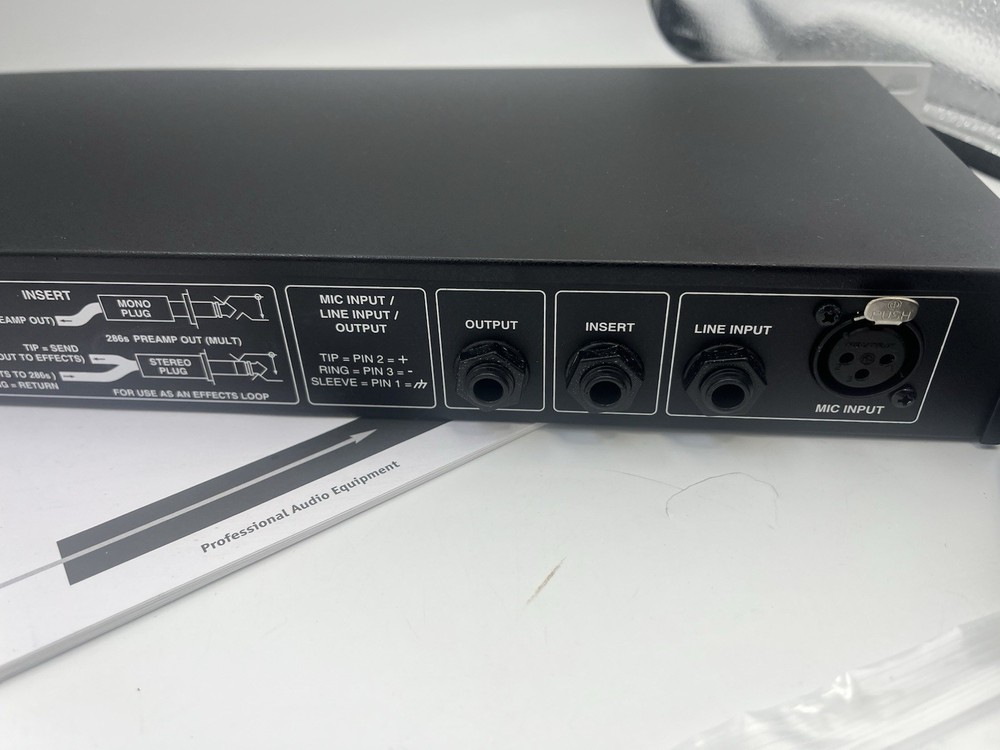 DBX 286S Mic Pre-Amp Processor 286 S Microphone/Instrument Preamp, Phantom Power