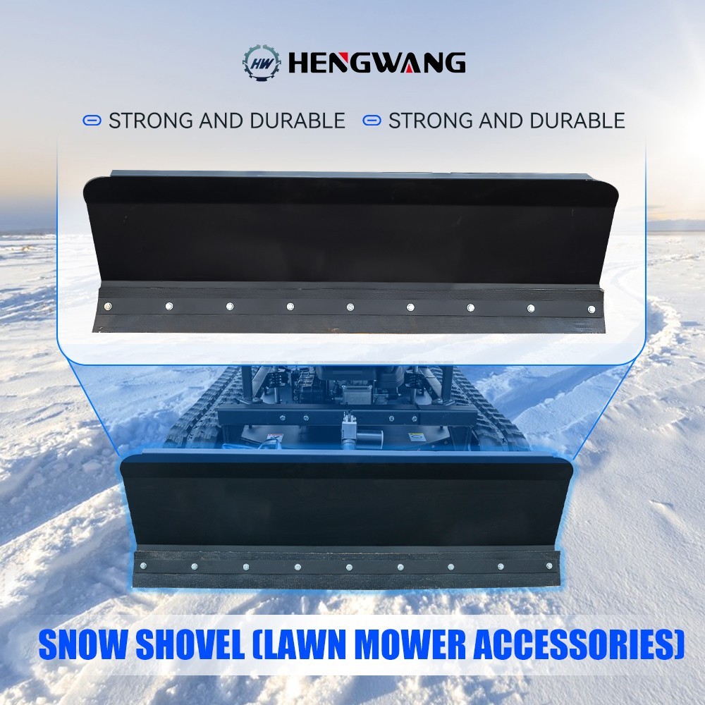 Gasoline remote control lawn mower 22 HP winter snow pusher, detachable