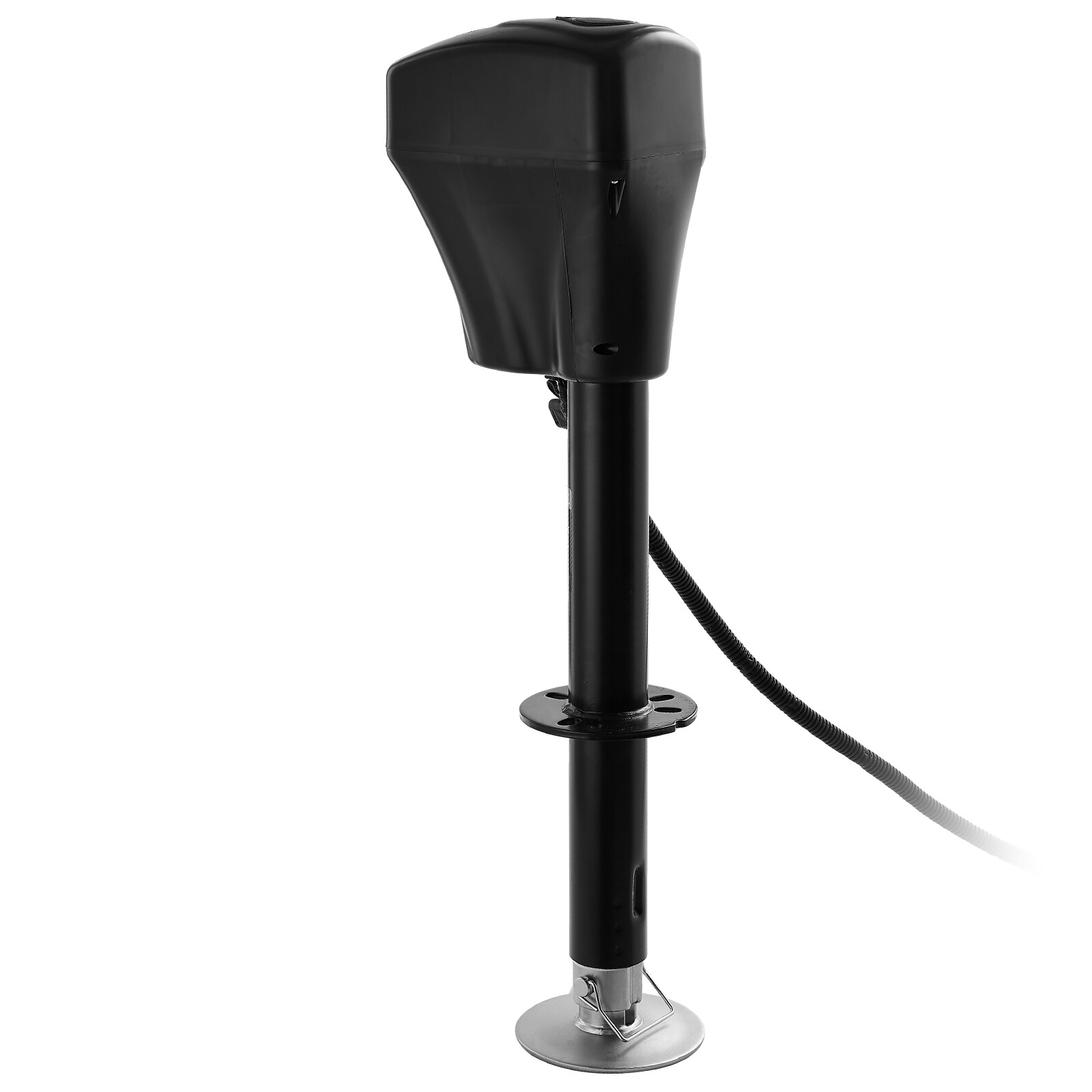 Electric Trailer Jack 5000 lbs Power Tongue Jack for RV Trailer & Camper Black