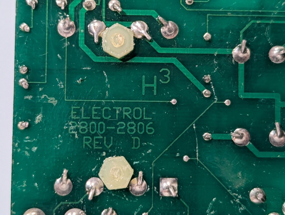 Electrol 2800-2806 Control Board for Adjustable Speed Motor Controller 115/300V