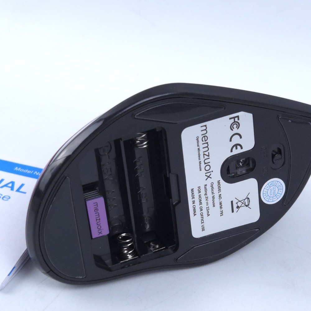 Wireless Vertical Mouse Ergonomical Adjustable DPI Reduce Forearm Strain