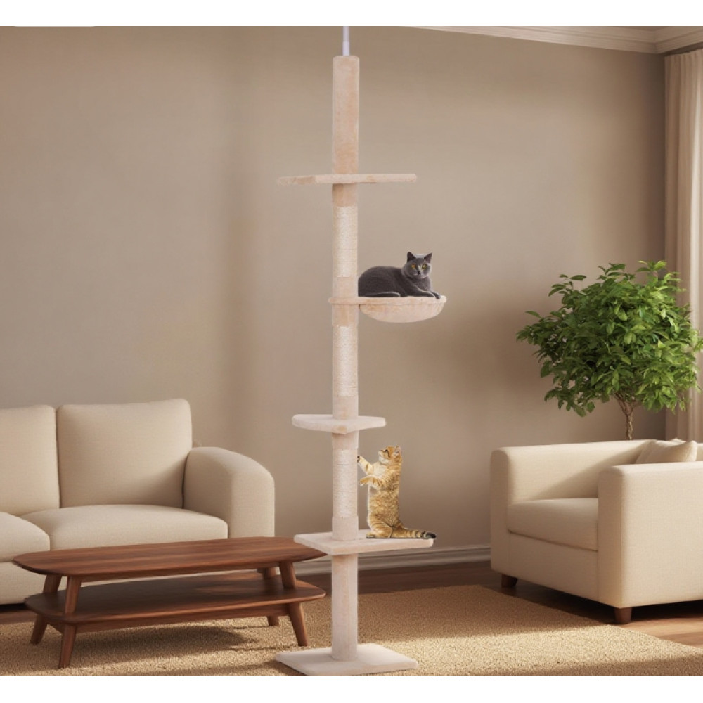 .5-102.5 inch Height Adjustable Cat Tree