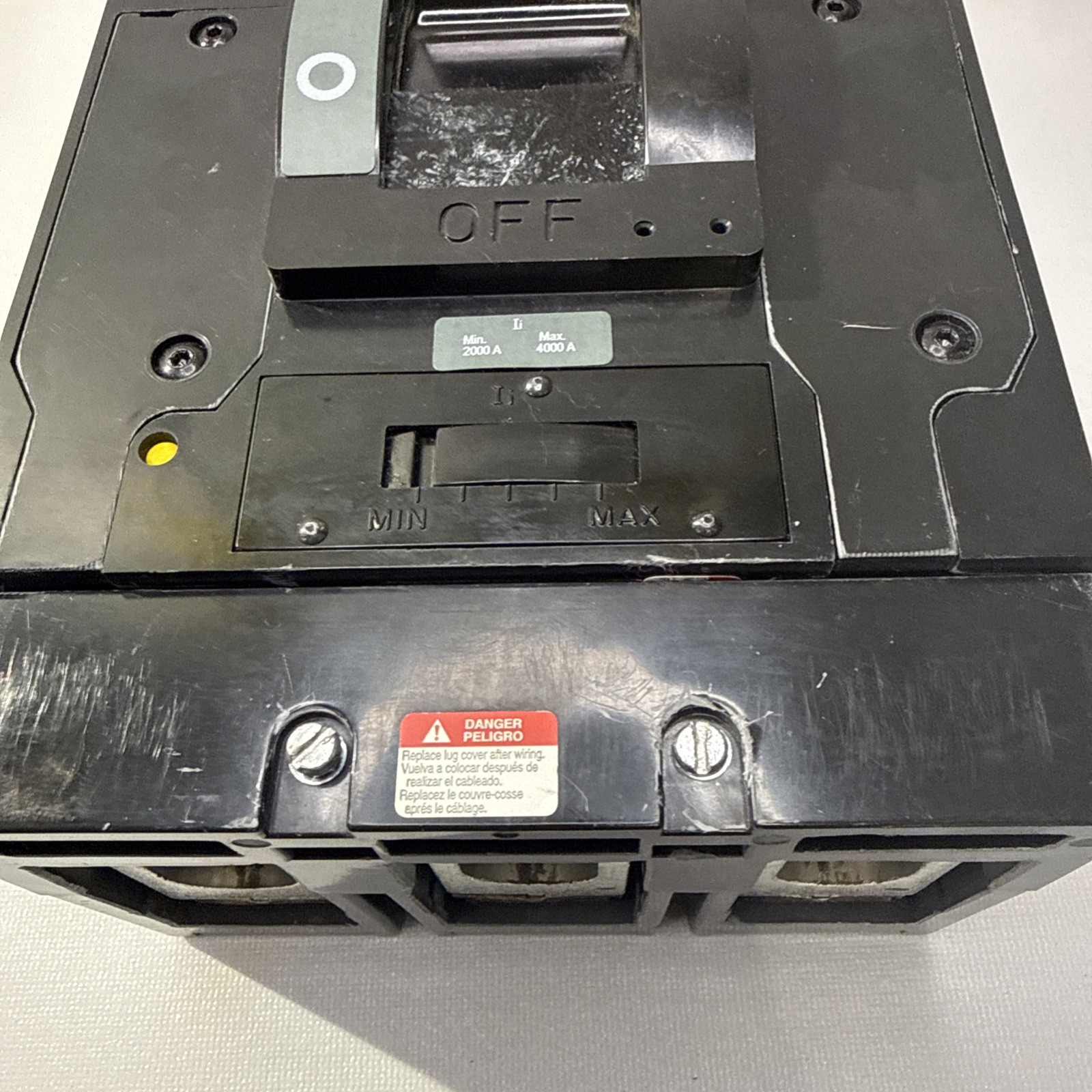 Square D LAL36400 Circuit Breaker 400A 3P 600V 3PH LAL 400 Amp 3 Pole L Frame