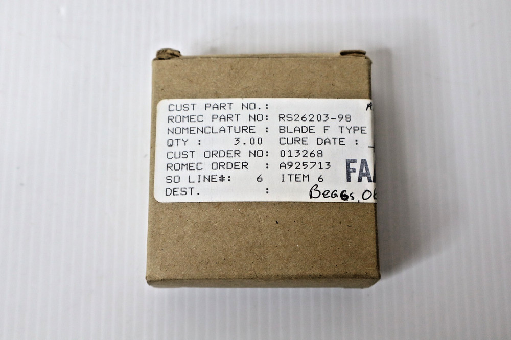 Lear Romec RS26203-98 Blade F Type (3 available)