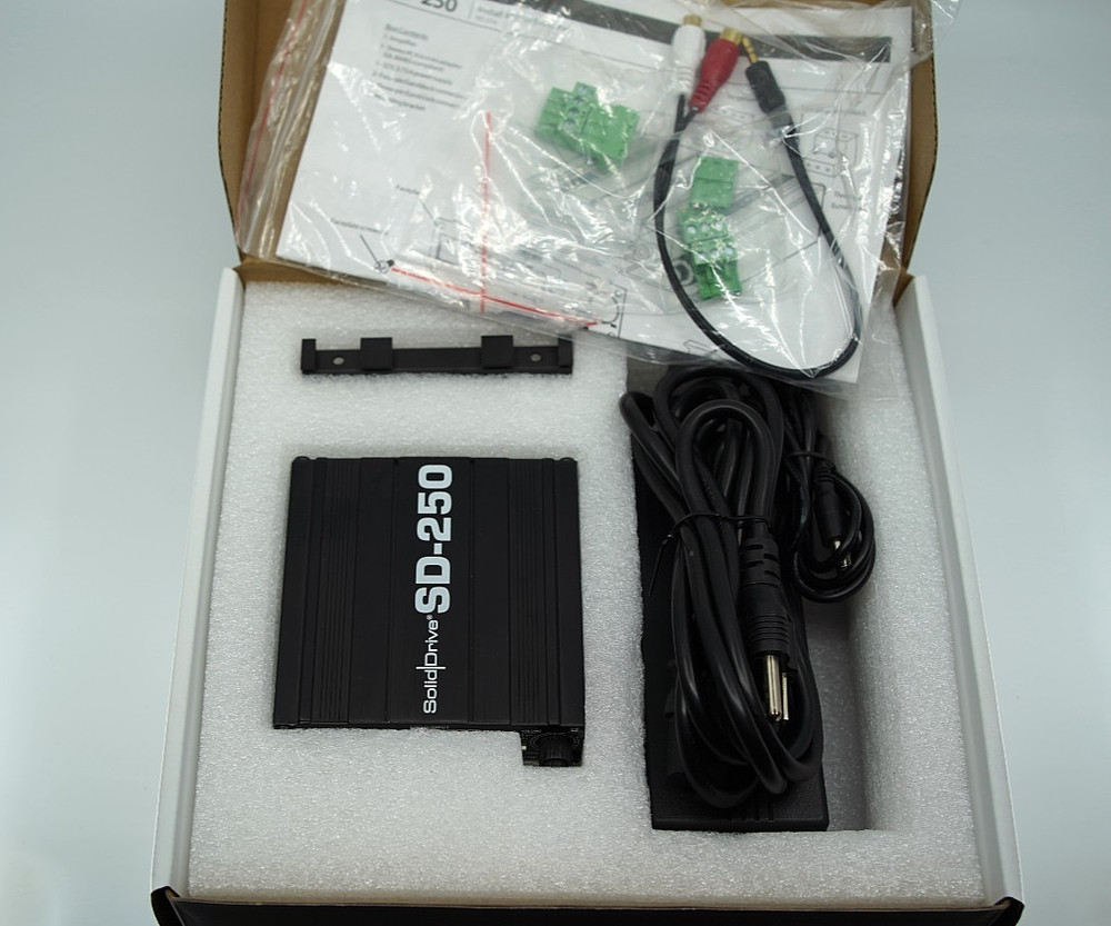 Soliddrive SD250 2-Channel Class D Mini Amplifier with Built-In EQ