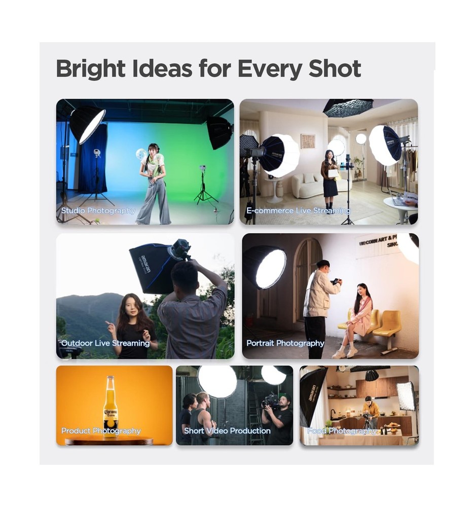 Amaran Lantern 90, 3ft(90cm) Omnidirectional Bowens Mount Soft Light Modifier...