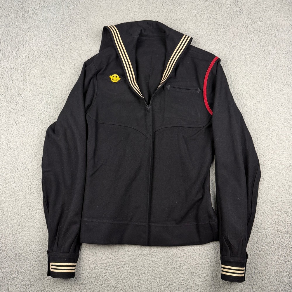 Vintage WWII US Navy Cracker Jack Jumper Military Distressed