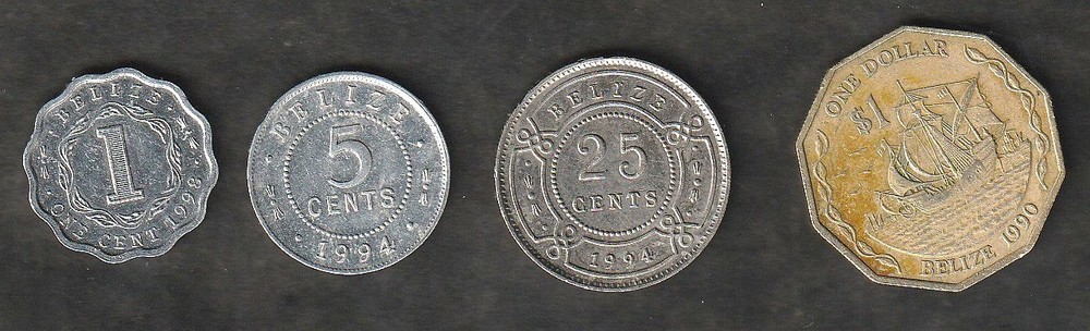 Belize Coins--20th Century