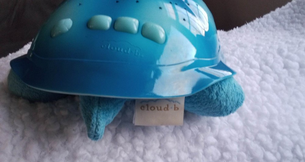 Cloud B Tranquil Turtle Sound Machine and Nightlight Toy - Aqua