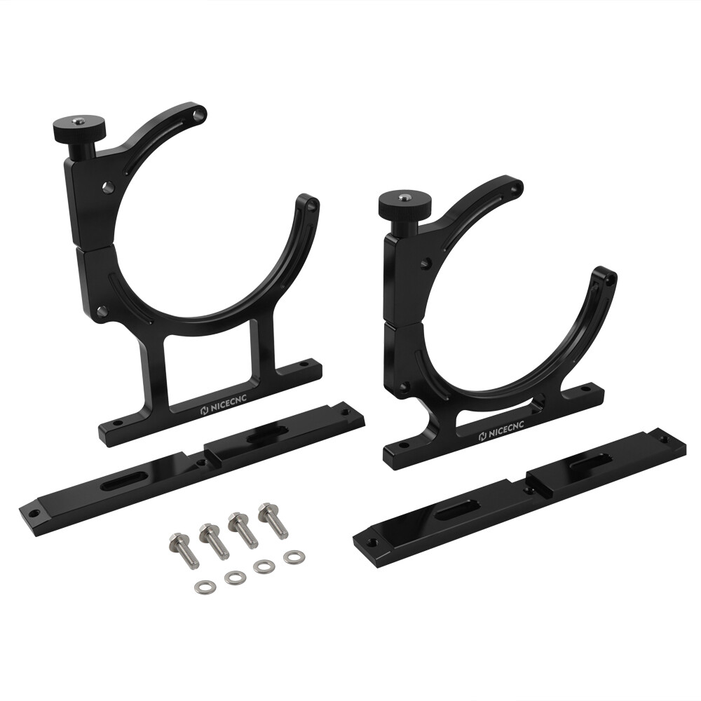 NICECNC Anodized Nitrous Oxide Nos Aluminum Single Bottle Holder Bracket 7"