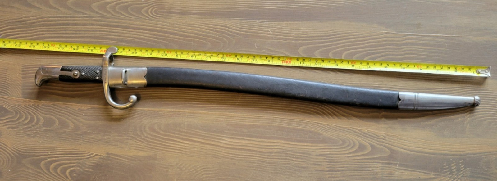 Post-Civil-War German Yatagan Bayonet with Matching Numbers