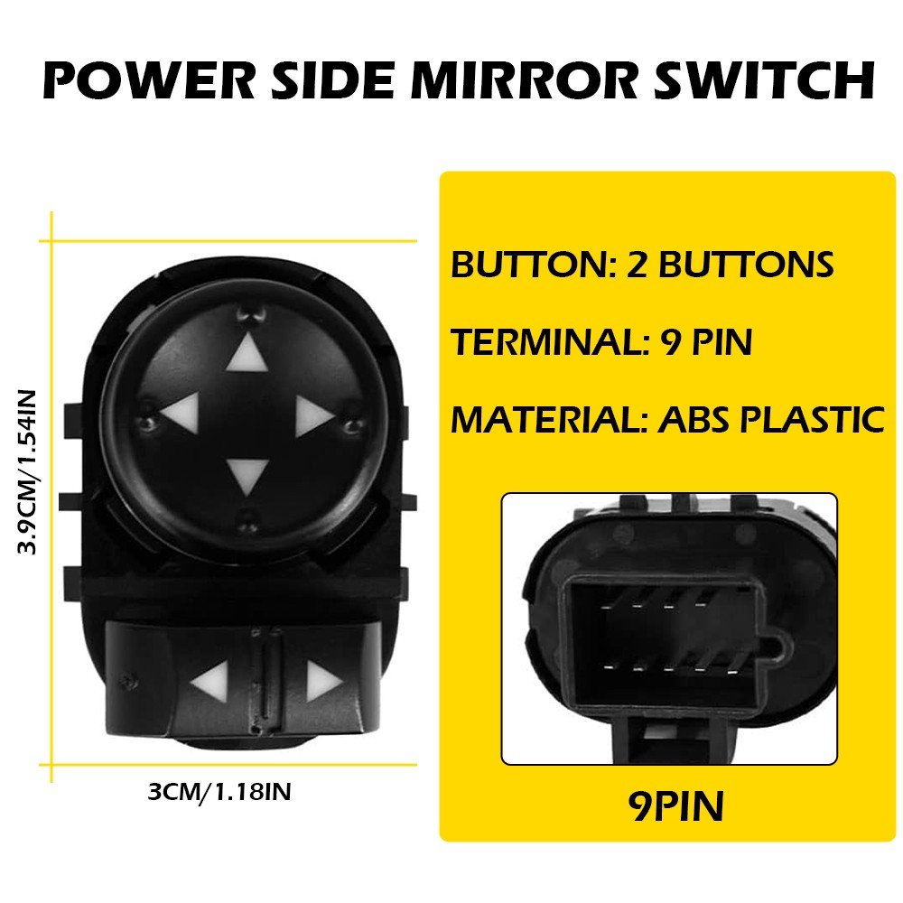 Window Control Switch Mirror Door Lock Driver For 2007-2013 Chevy Silverado 1500