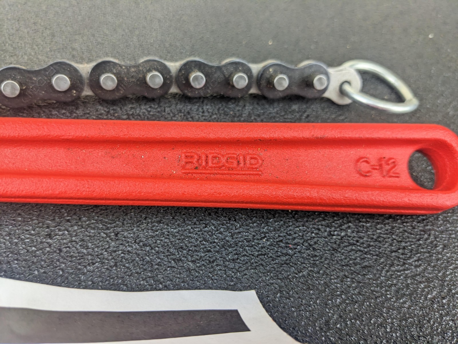 #bn293 RIGID 31310 NEW C-12 Light-Duty Chain Wrench