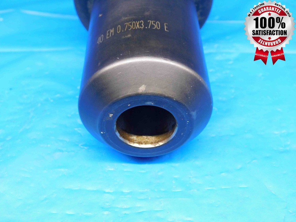CAT40 PARLEC 3/4 I.D. SOLID END MILL TOOL HOLDER .75 40EM 0.75X3.750 E