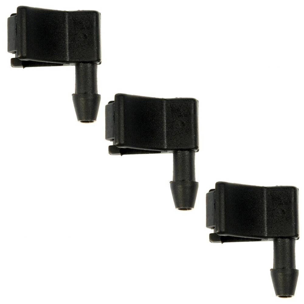 3 Piece Windshield Washer Wiper Fluid Nozzle Sprayer kit for Peterbilt Trucks