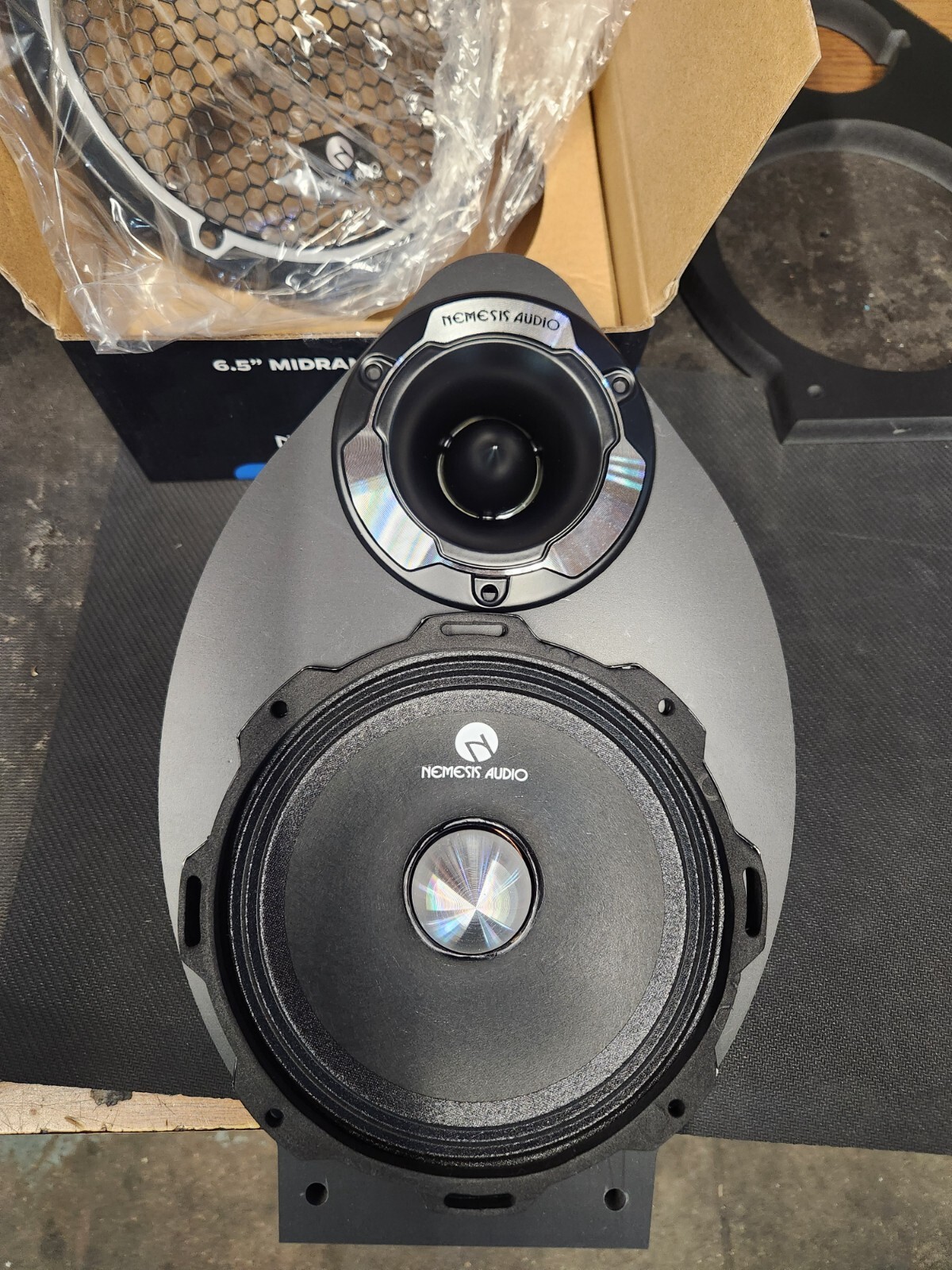 Custom Door Speaker Adapters 6x9 to 6.5 w 3.5 Tweeter 2014-2026 Chevy GMC GM