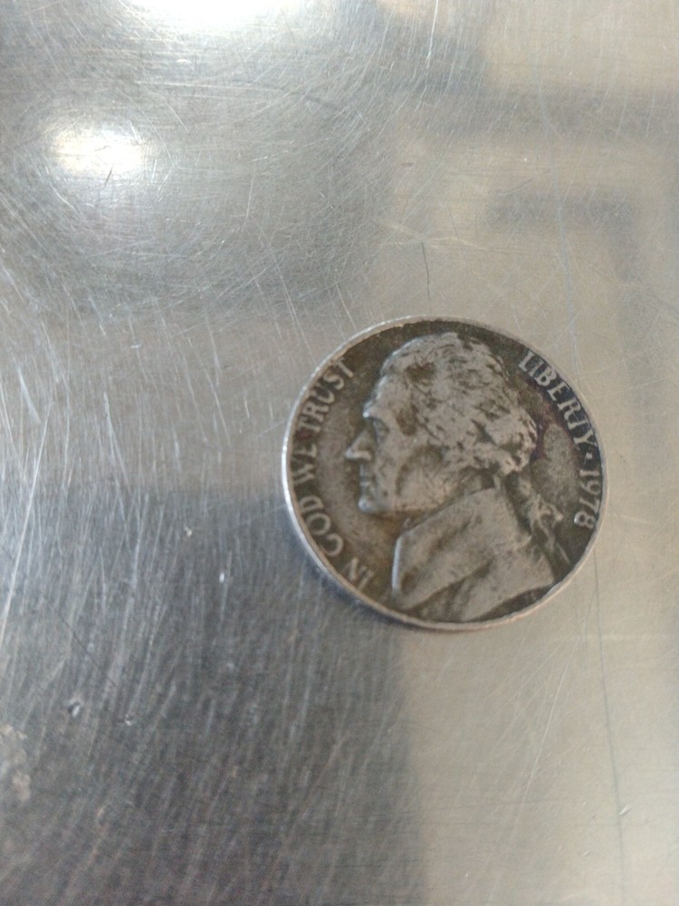 1978 Nickel No Ment Mark