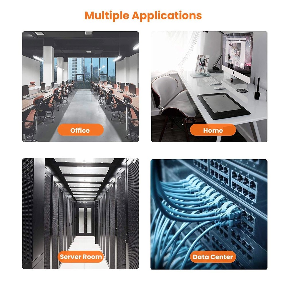 CAT5 Ethernet Cable RJ45 LAN Network Patch Cord for PC Router PS4 Xbox - Blue