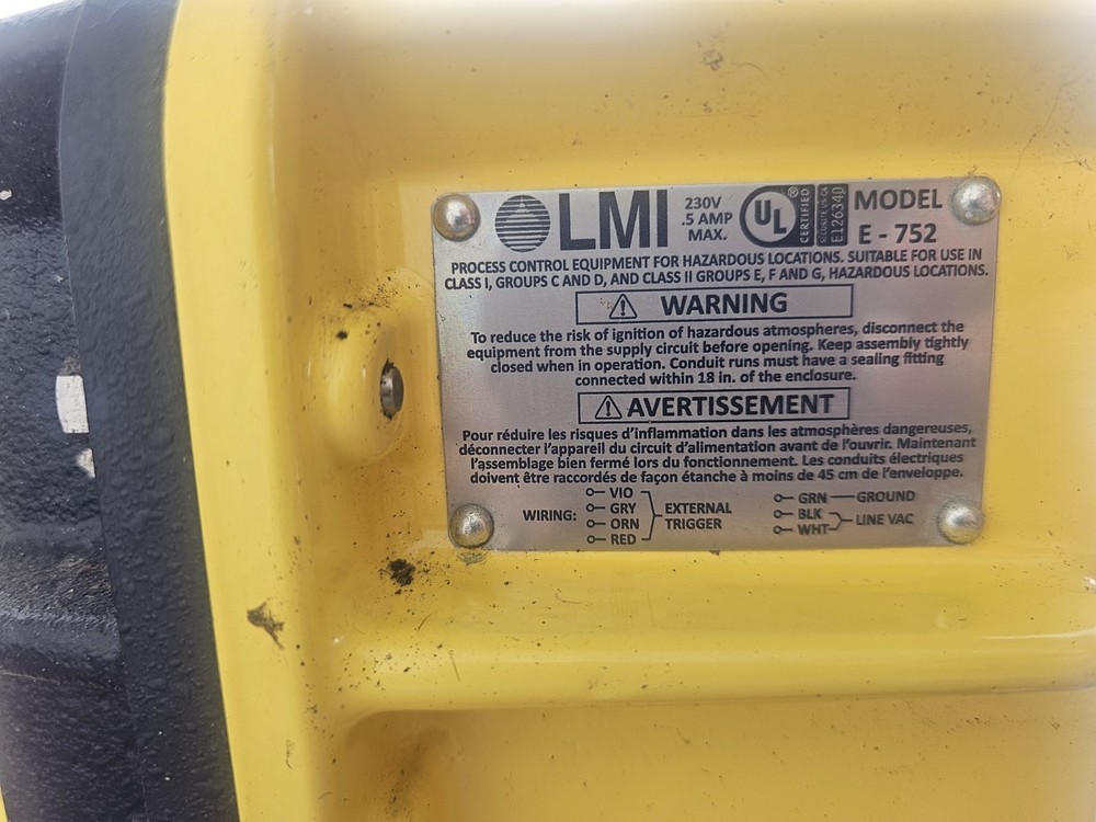 LMI Pump Series E-752 ( Never Used Open Box) Ready For Service