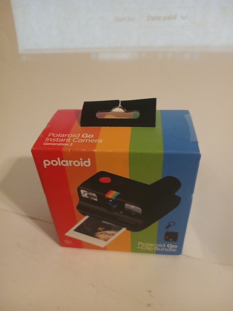 Polaroid Go + Clip Bundle Instant Camera Black