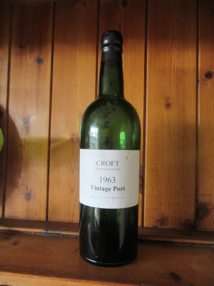 1963 Croft Vintage Port - - Empty Bottle .