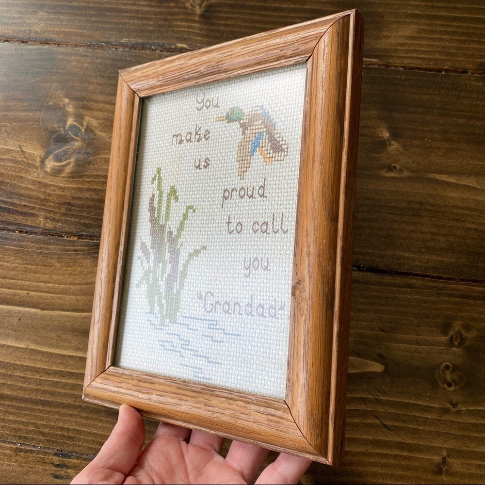 Needlepoint Grandpa Gift