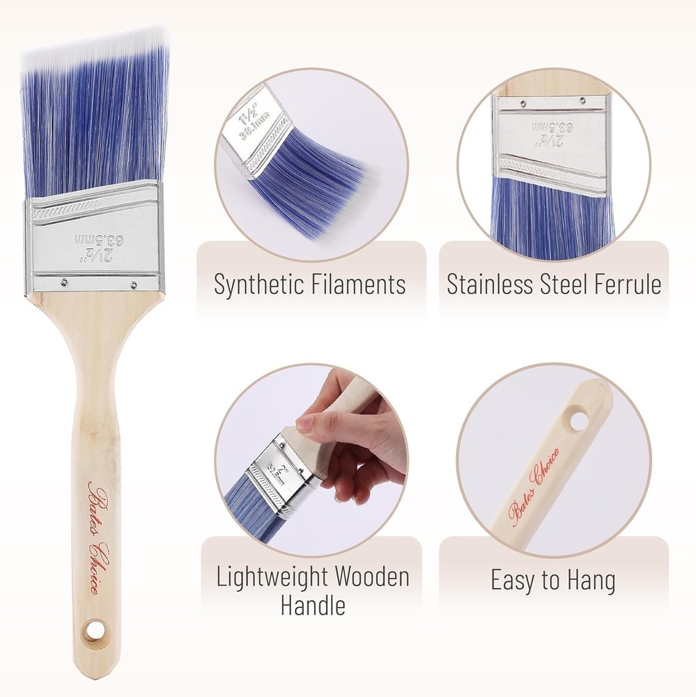 Paint Tray Set, Paint Rollers, Paint Brushes for Wall, Tray, Roller Brush, 11...