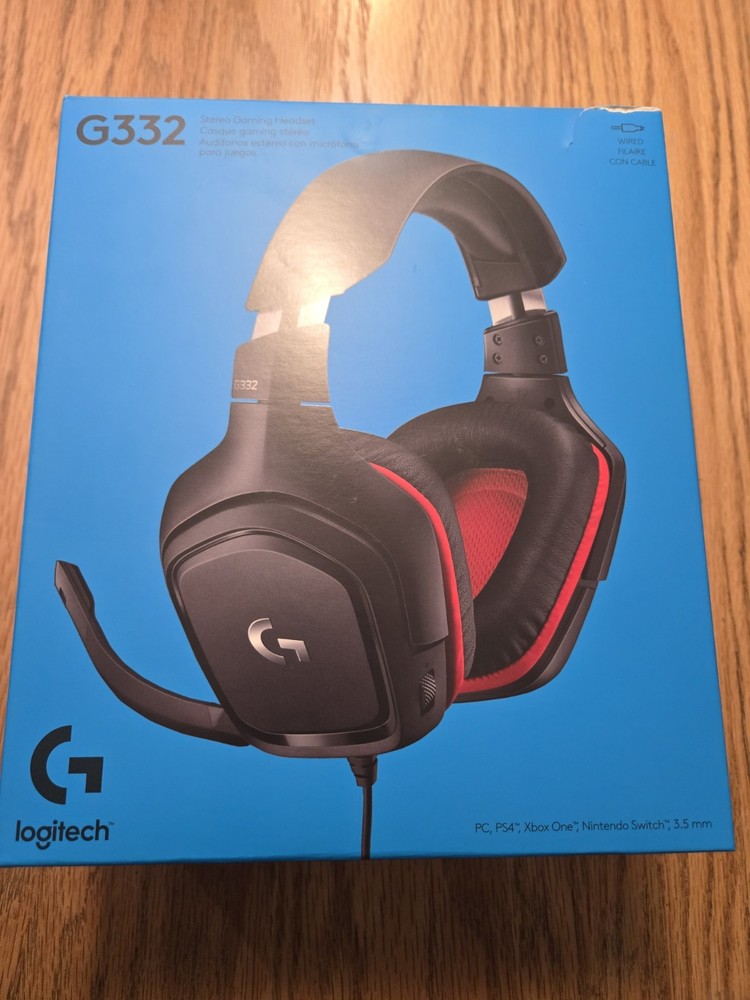 Logitech G332 Stereo Gaming Headset for PC, PS4