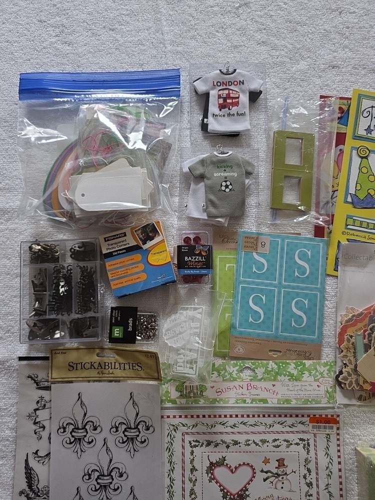 Assorted Scrapbooking Items, Mixed Lot