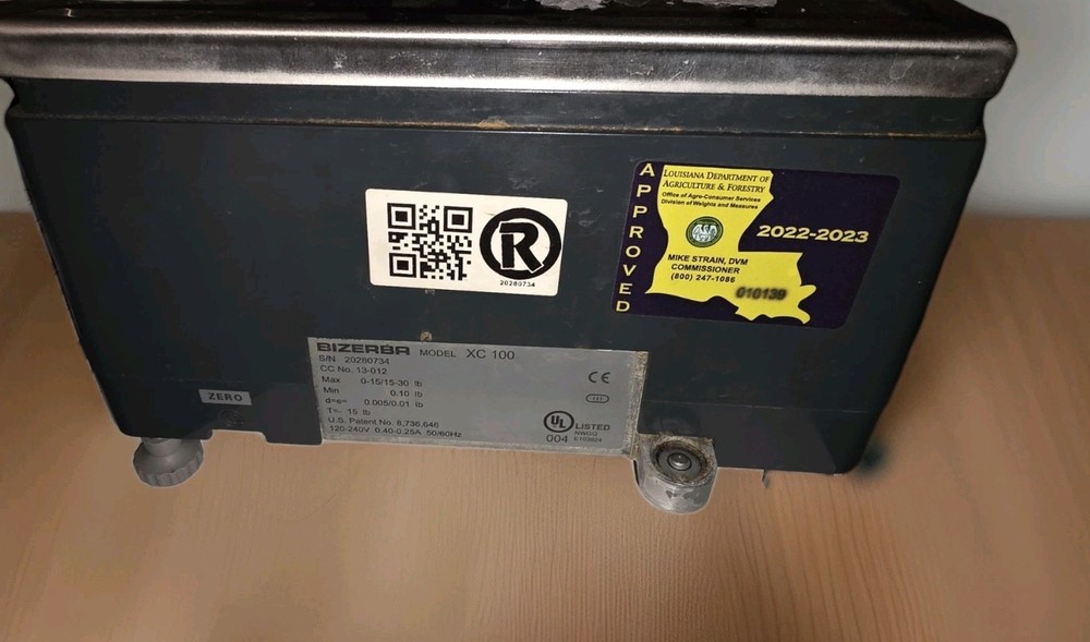 Bizerba XC 100 PRO 30 lb. Touchscreen Digital Scale With Printer-*TESTED WORKS