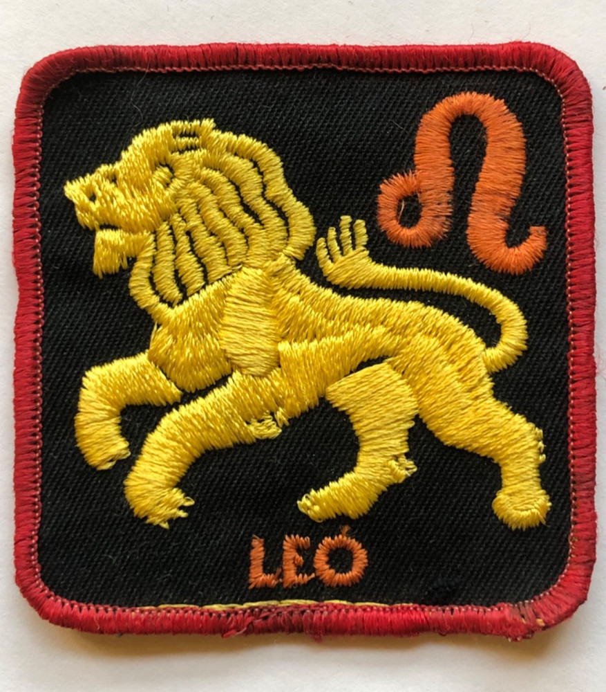 Vintage Leo Astrology Patch