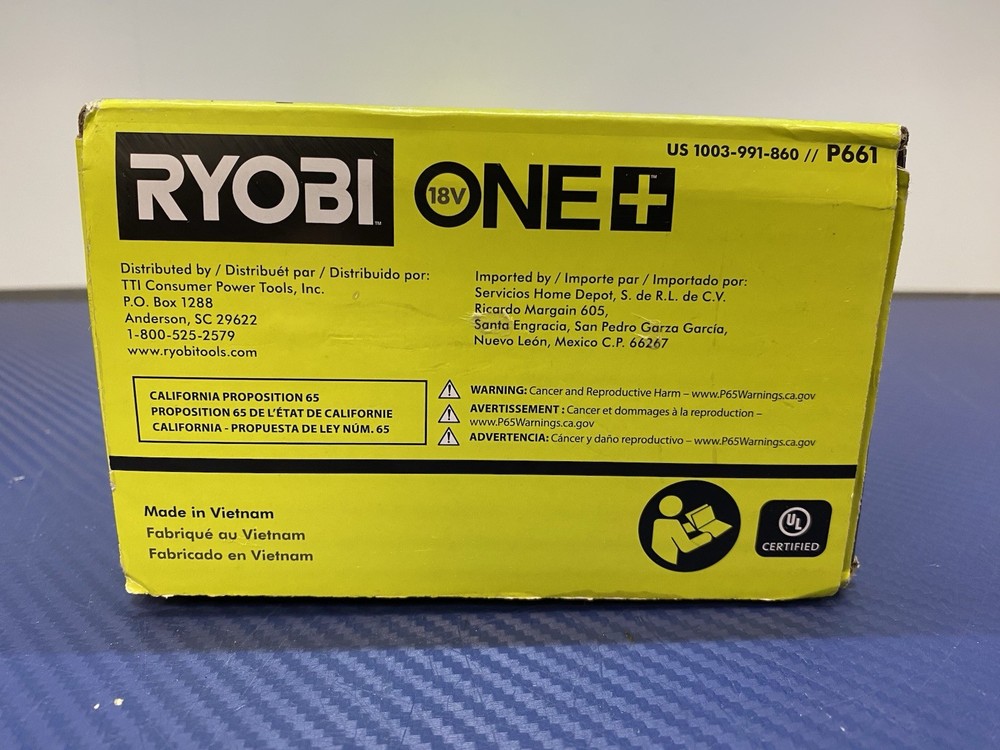 New Ryobi 18V PEX Crimp Ring Press Tool - Model: P661 - Tool Only