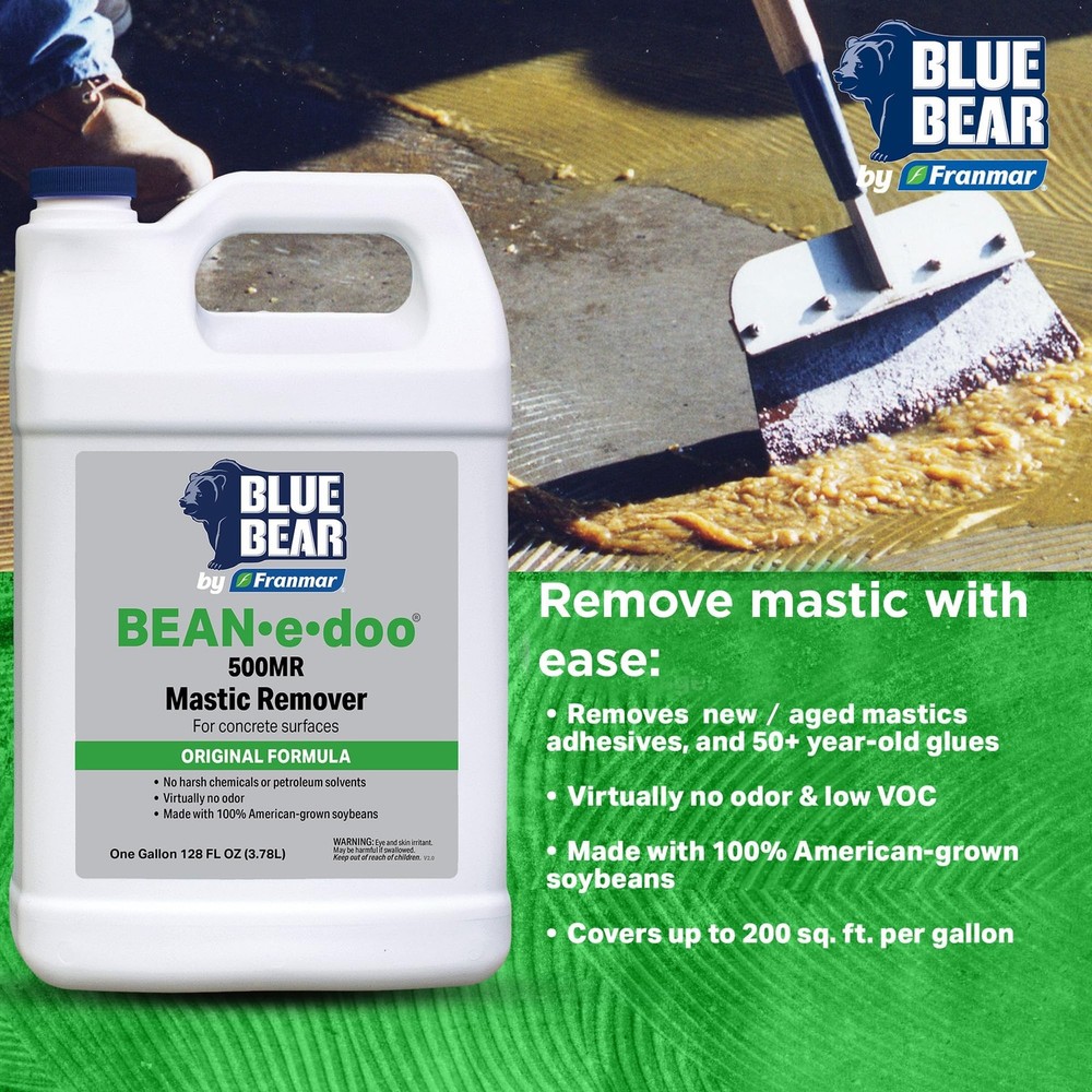 BLUE BEAR® 500MR BEAN•e•doo Mastic Remover – Professional