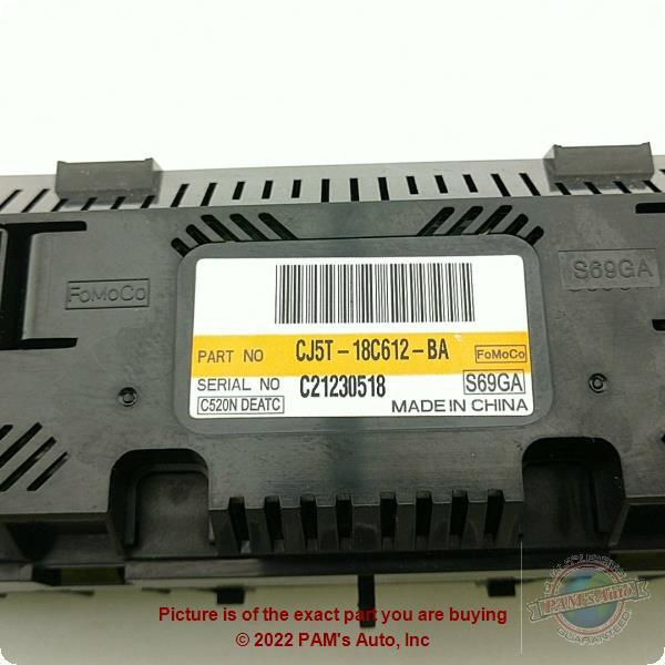 Used A/C Selector Switch fits: 2014 Ford Escape Front automatic temperature cont