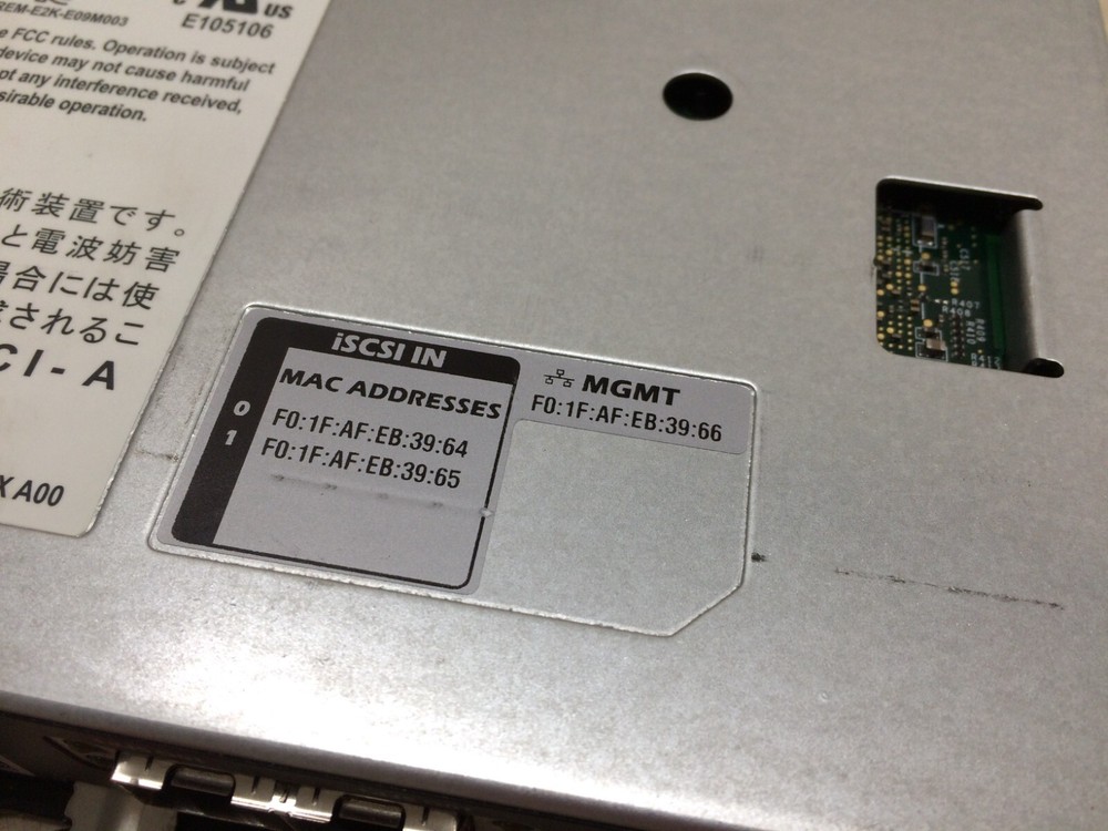 Dell EqualLogic Control Module 15 E09M003 E09M Battery Pack NEX-900926