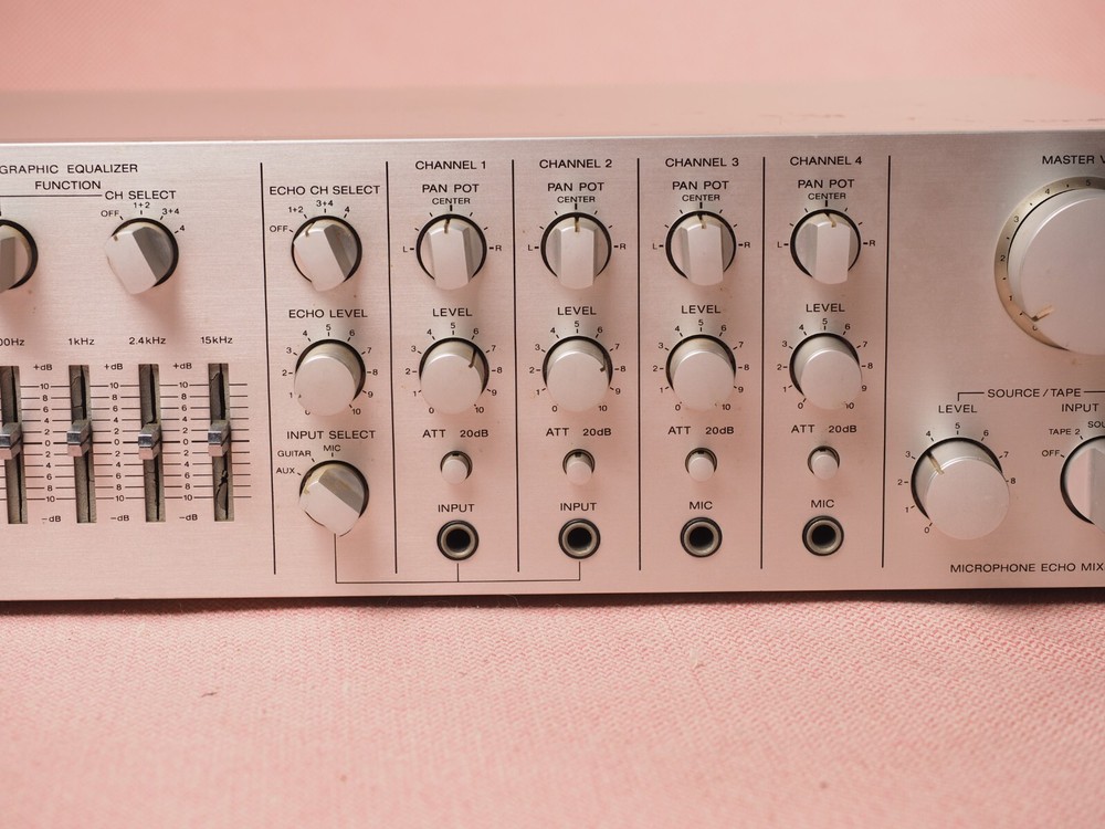 Sony MX 777 Microphone Echo MIxer Solid State Echo Tested MX-777