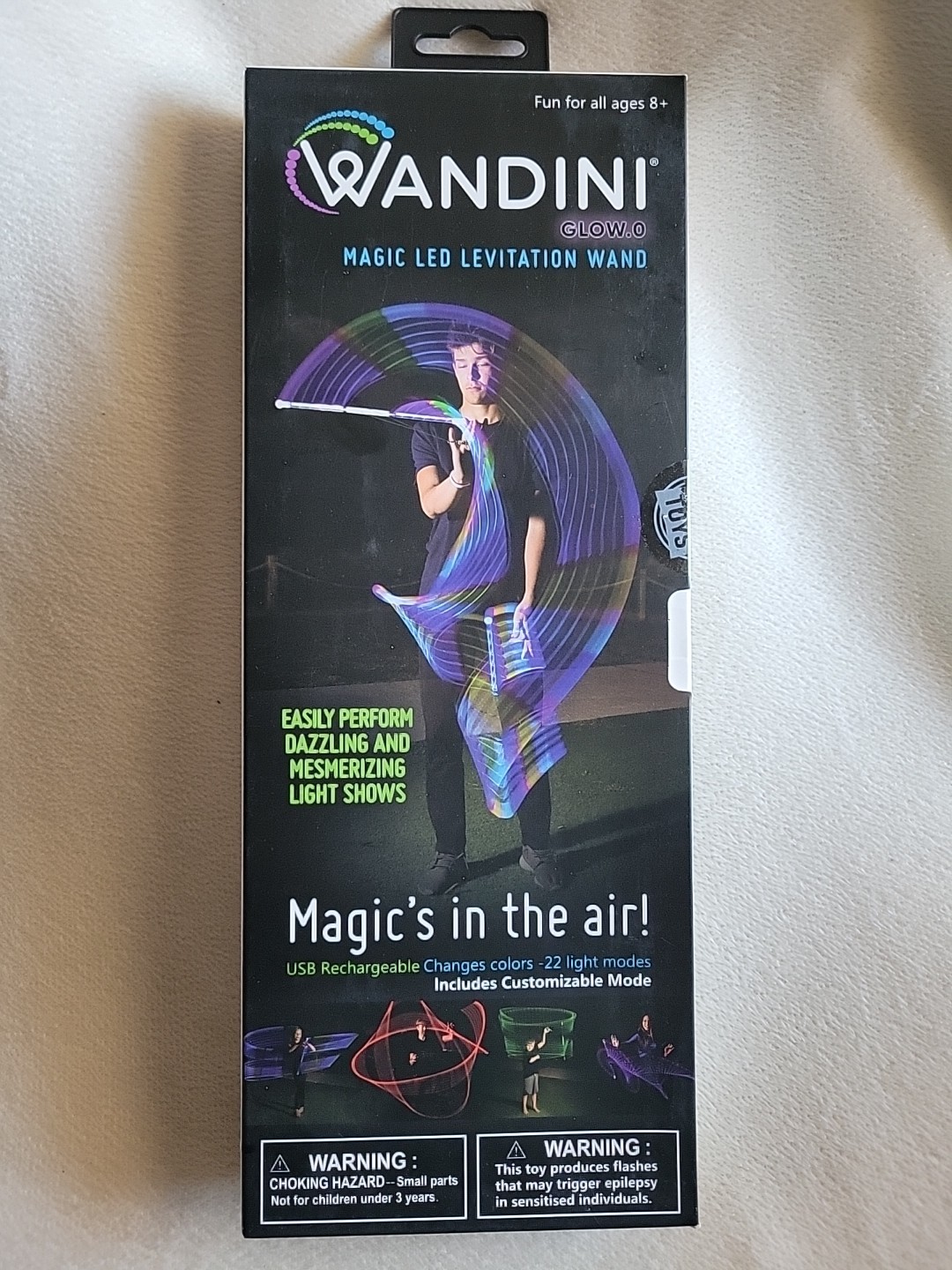 Wandini Glow.0 Magic Wand Collapsible LED Levitation Wand USB Rechargeable FR SH