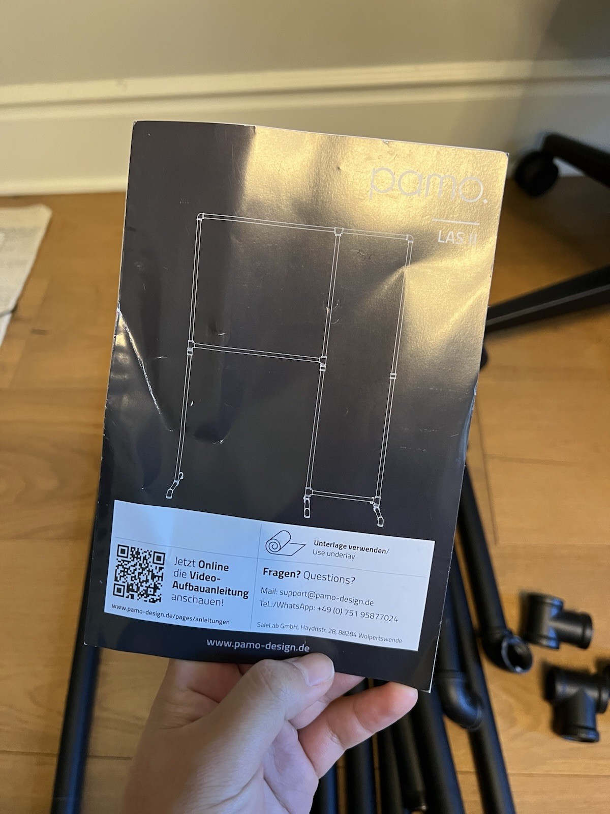 Pamo Las II Clothing Rack Black