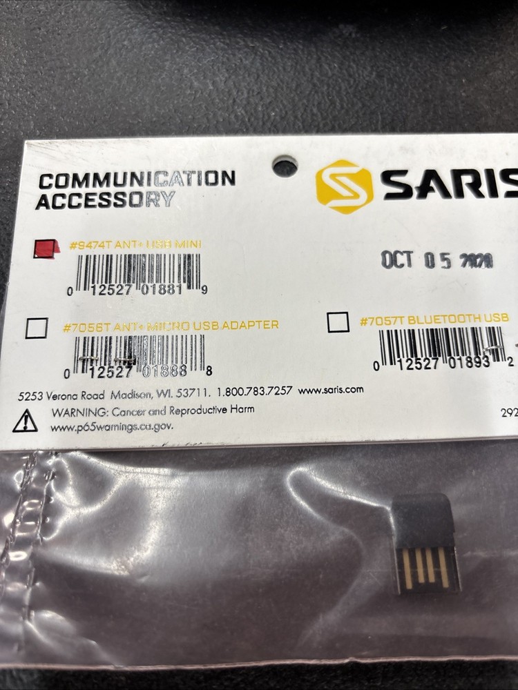 Saris ANT+ USB ADAPTER - New in package