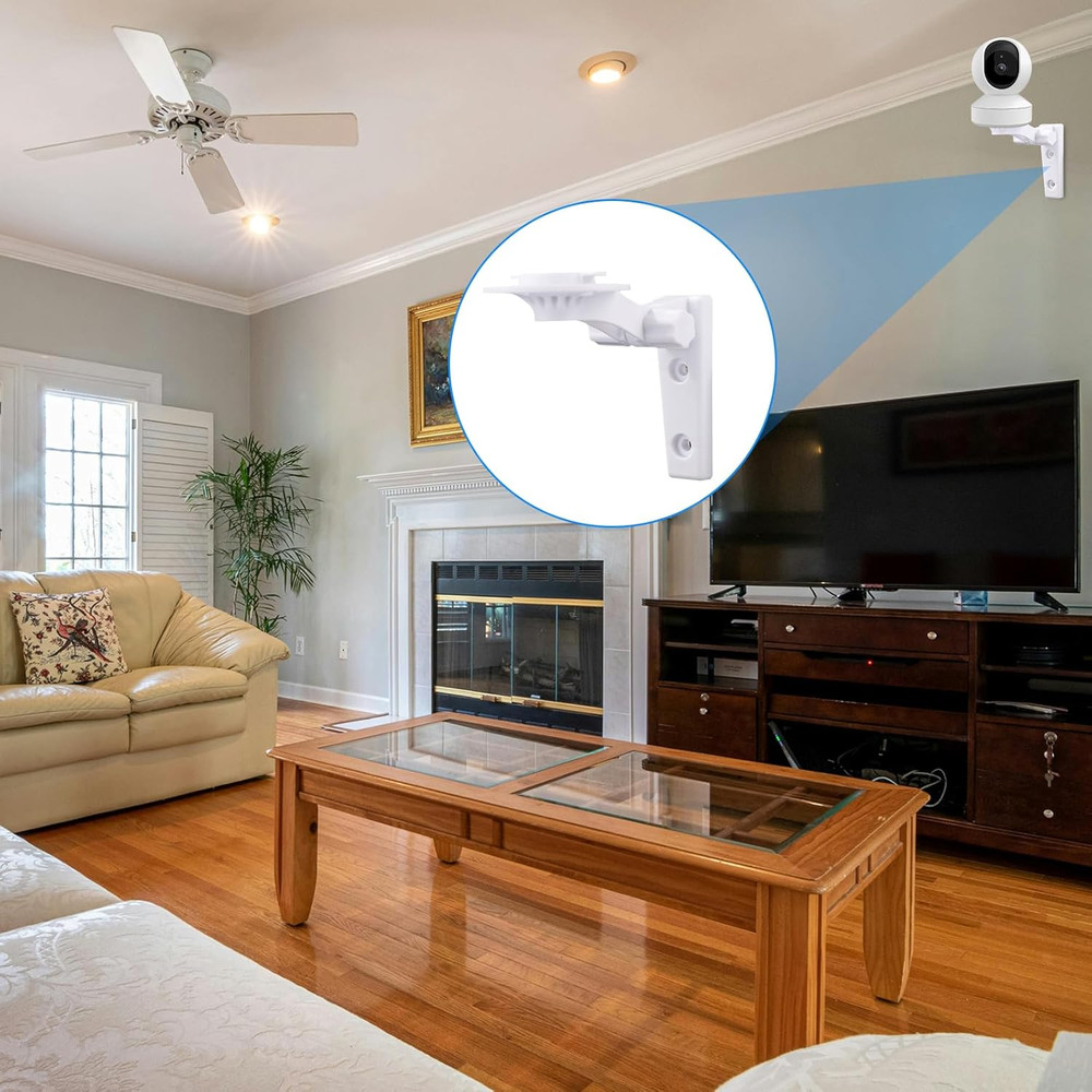 Camera Wall Mount Compatible with Reolink E1 / E1 Pro, White Camera Wall Bracket