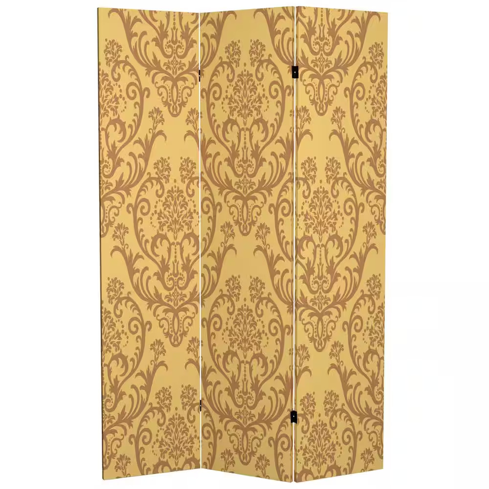 6 Ft. Printed 3-Panel Room Divider
