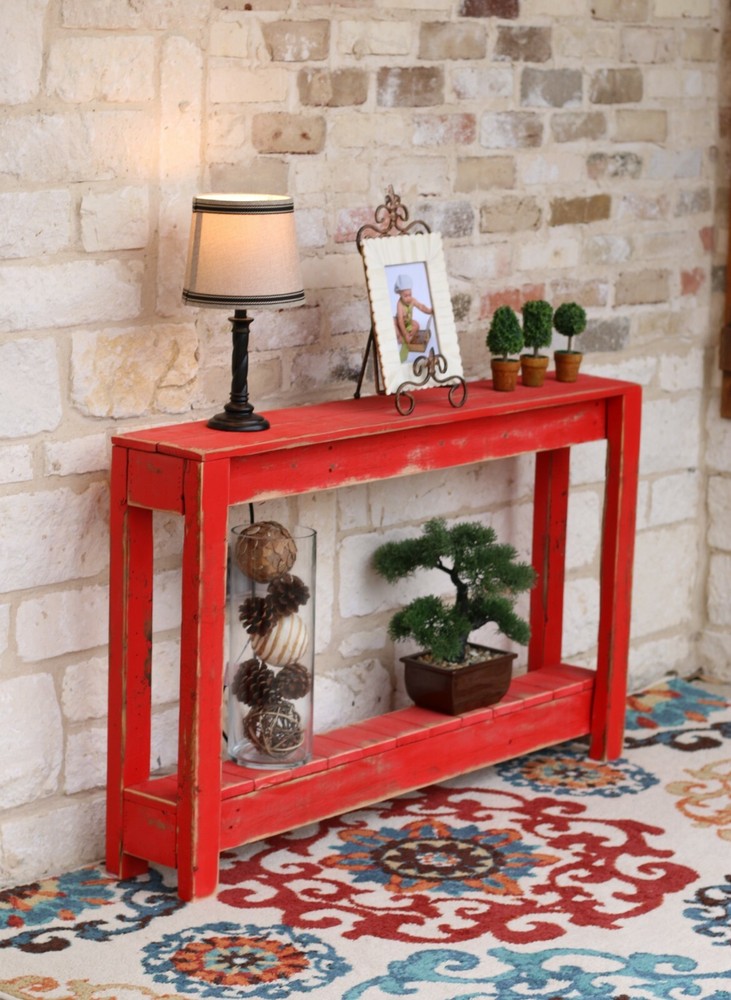Rustic Entry Way Table 46''