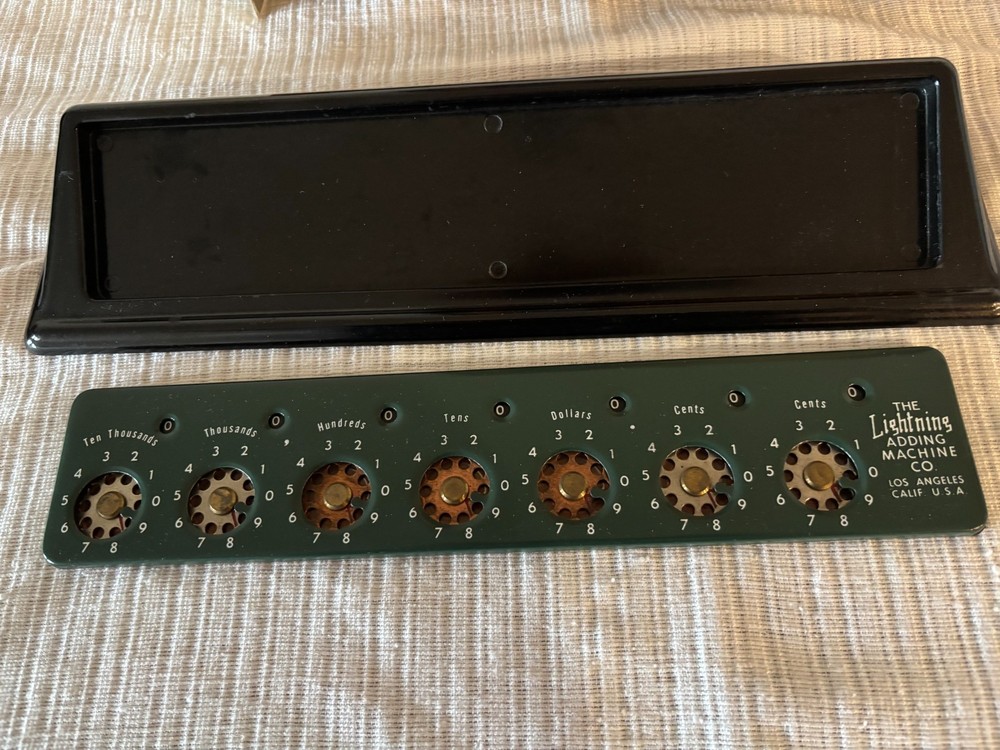 Vintage Lightning adding machine
